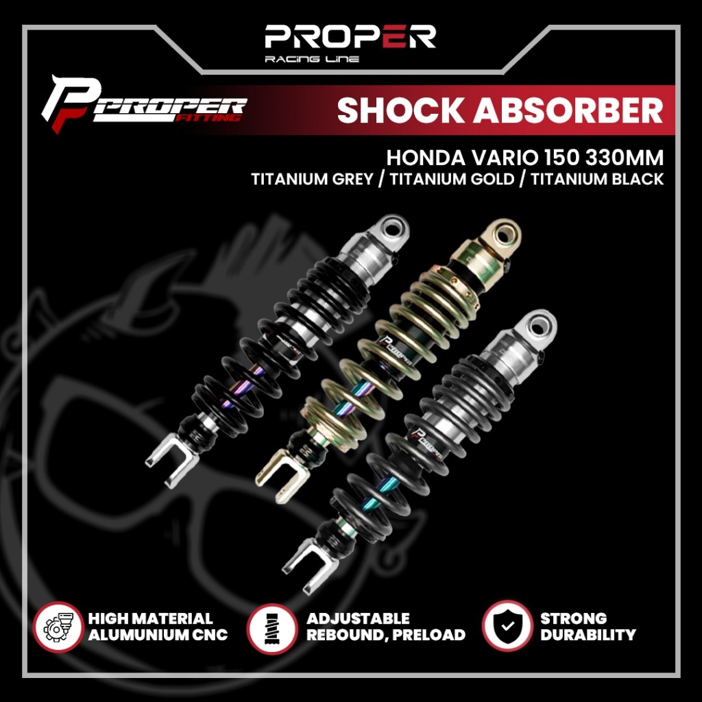 ( PROPER ) Shockbreaker Absorber Shock 310MM 330MM 340MM Shock Vario 125/150/160