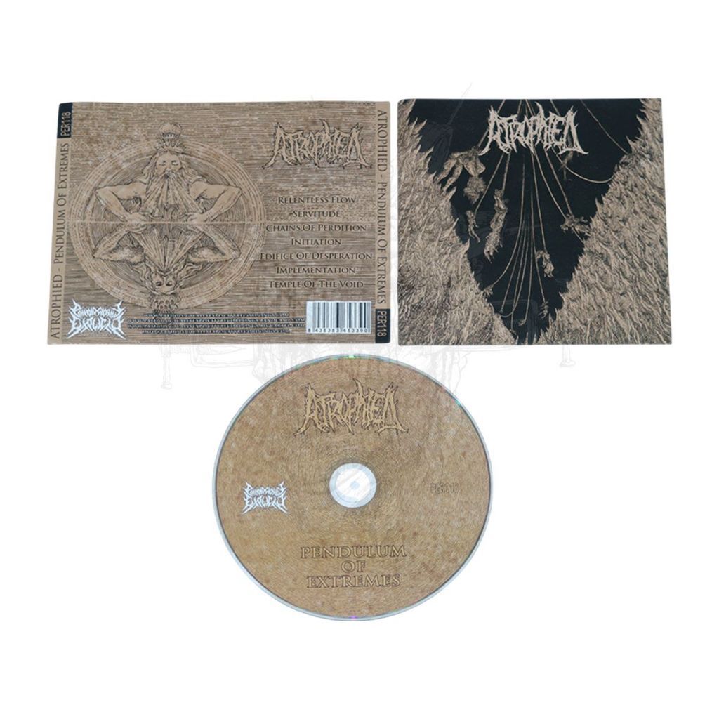 ORIGINAL & BERLISENSI - CD - ATROPHIED - PENDULUM OF EXTREMES | DEATH METAL | EXTREME MUSIK