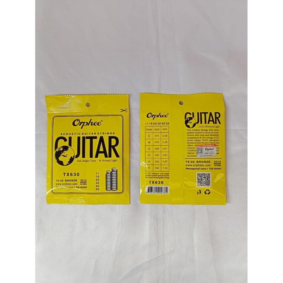 senar gitar orphee akustik TX620 TX630 TX640 senar orphee - TX630 (011)