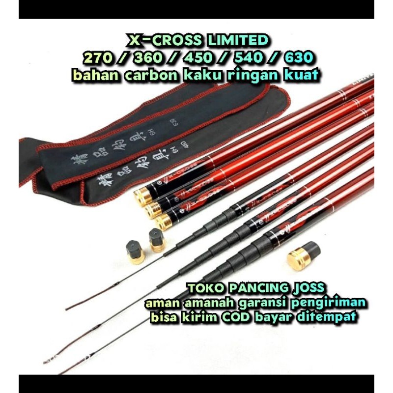 TEGEK GARONG BARONANG KAKU RINGAN KUAT XCROSS LIMITED 360 450 540 630