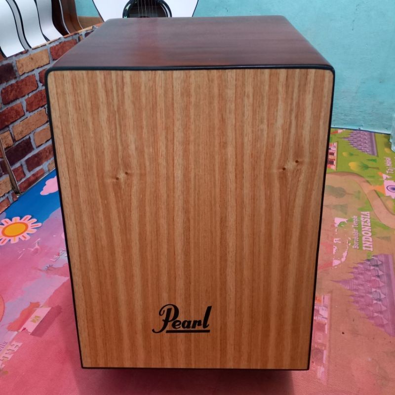 Cajon Drum Akustik Pearl Trapesium - Kayu Solid     Berkualitas