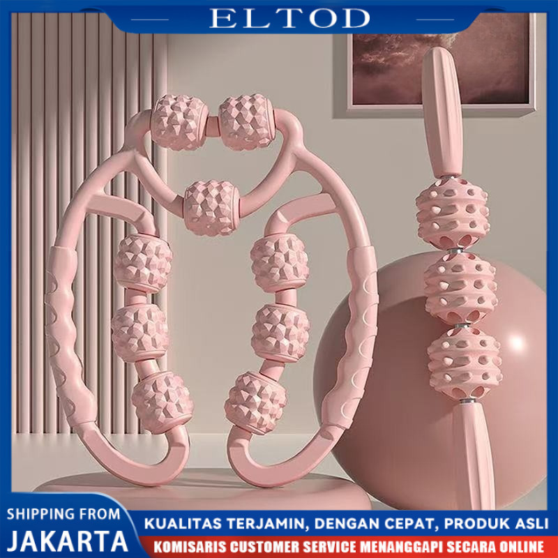 9 putaran Alat pijat betis, alat pijat kaki, roller, pelemas otot betis, roller pijat, alat pijat ka