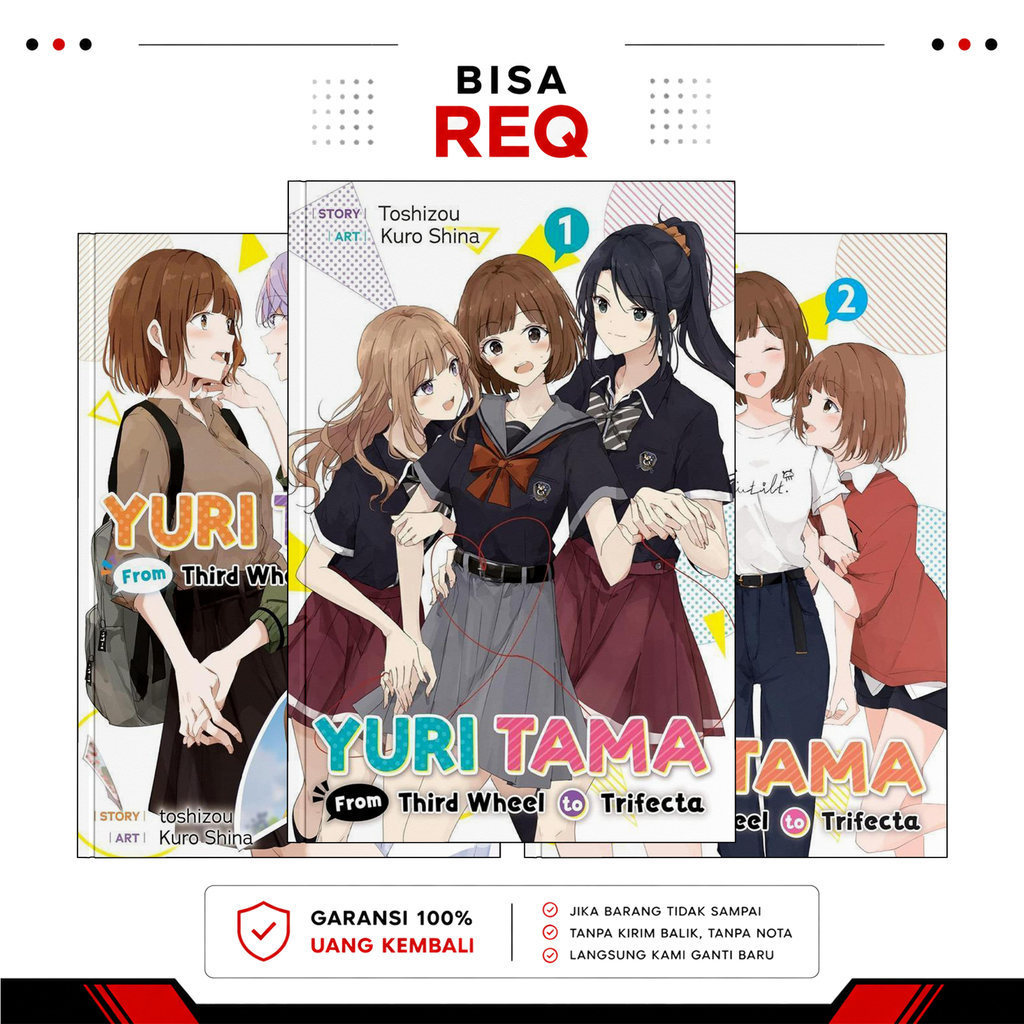Yuri Tama: From Third Wheel to Trifecta The First, Vol. 1-5 ( Light Novel ) by Toshizou
