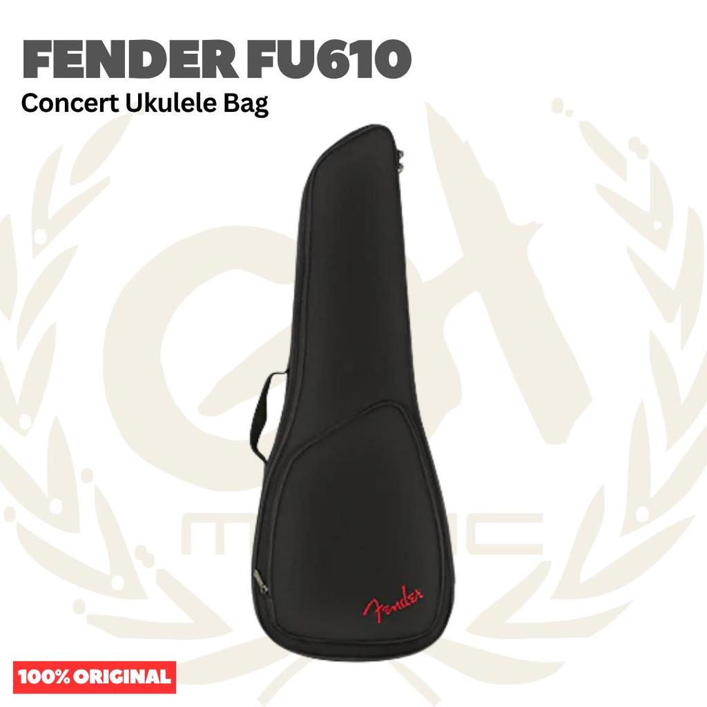 Fender FU610 Concert Ukulele Bag - Tas Case Ukulele Konser
