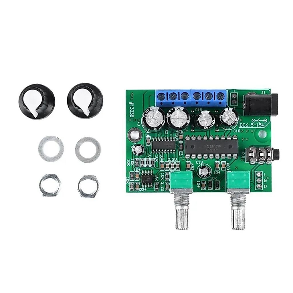 PROMO DISKON Kit Mini Power Amplifier 2.1 Channel 12V DC 2x6W + 25W Subwoofer **