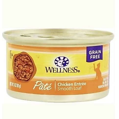 wellness wet food pate chicken 3oz