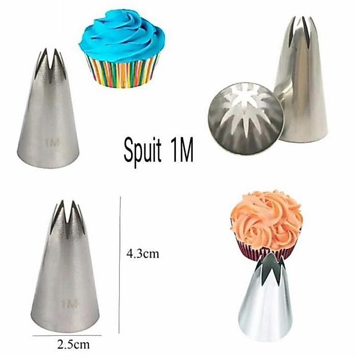 Spuit 1M Star Mawar Wilton Kw Import Spuit Kue Spuit Butter Cream