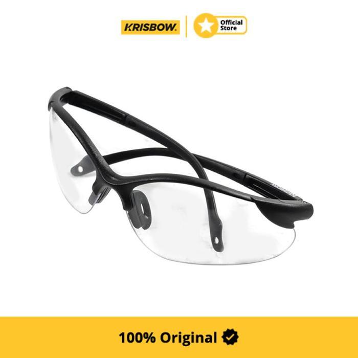 Krisbow Kacamata Pengaman Sporty Dengan Strap Safety Glasses Strap Eye Protection