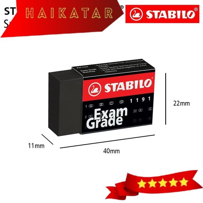 

STABILO Exam Grade - Small Eraser 36pcs / Penghapus Pensil Ujian UNBK