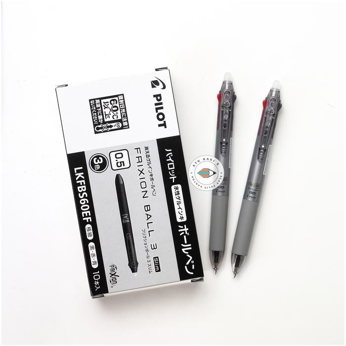 

PENA PILOT FRIXION 3 in 1 0.5mm Warna warni Bisa Di Hapus [ 1 Buah ] - Putih