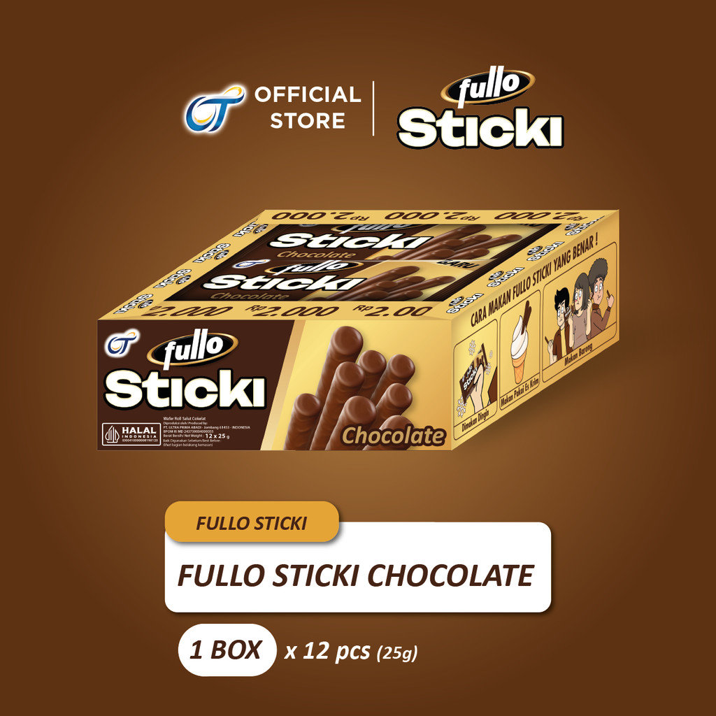 

Fullo Sticki Chocolate [1 Box isi 12 Pcs]
