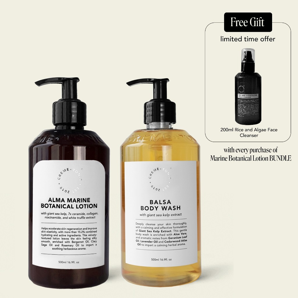 SALE [BUNDLE] Creme and Tonic Body Wash + Marine Botanical Lotion