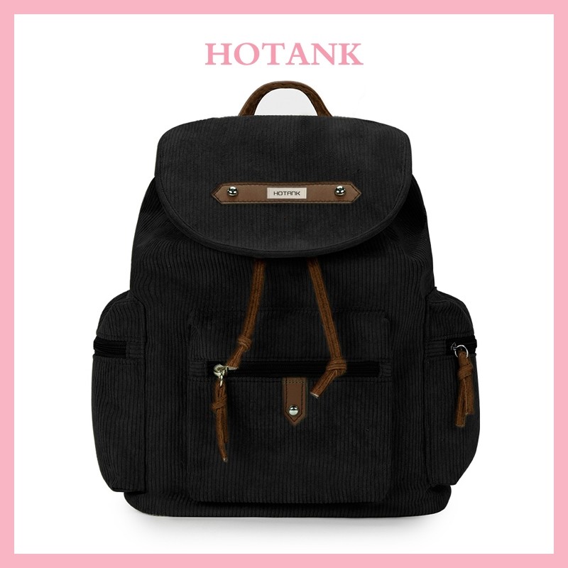 Hotank Tas Sekolah Fashion Tas Bahu Perguruan Tinggi Kuliah Tas Ransel Laptop Siswa Lucu Wanita Back