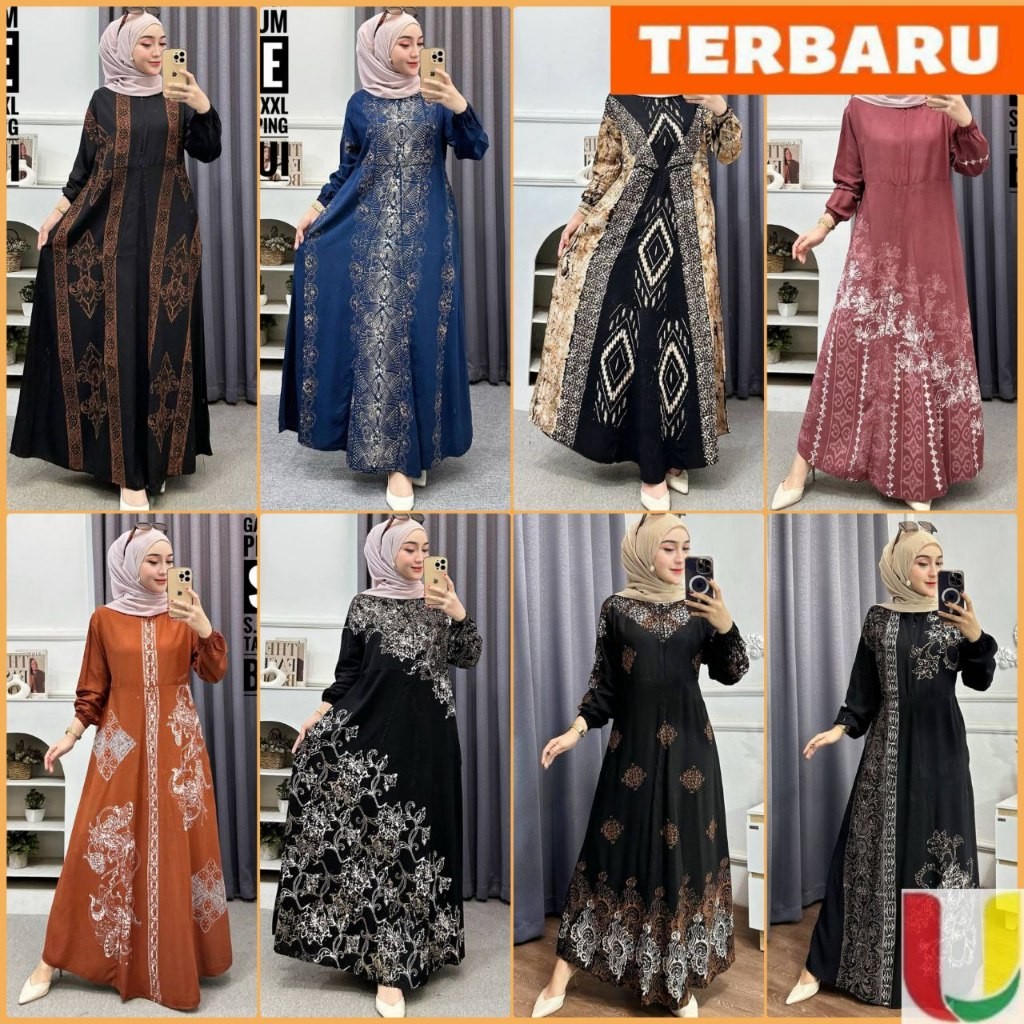 Batik Usman - TERBARU GAMIS RAYON PREMIUM | GAMIS TWILL ORI PEKALONGAN | GAMIS BUSUI JUMBO DASTER