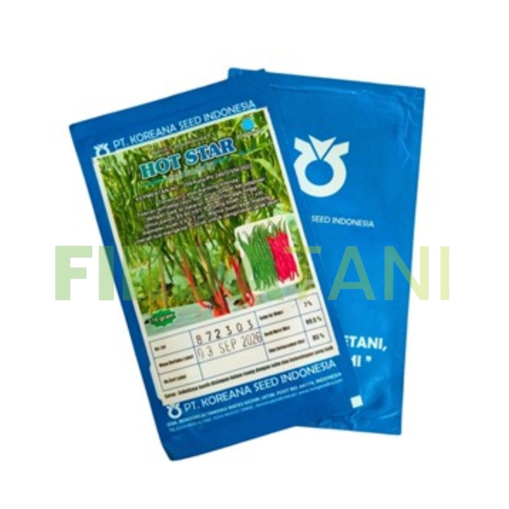 Benih Cabe Hot Star F1 Koreana Seed – Tahan Layu & Virus, Panen 85 HST