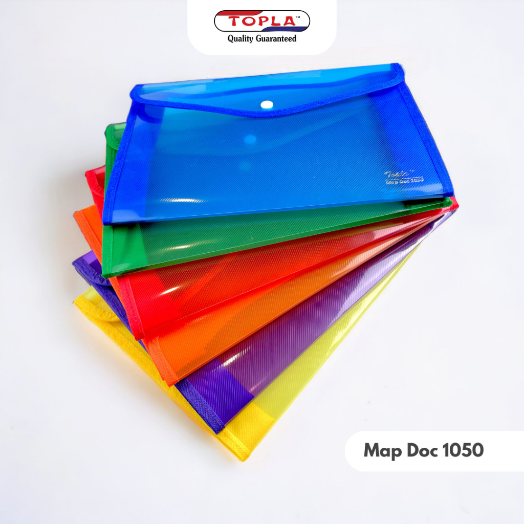 

Map Dokumen A4 Topla 1050 – Folder Berkas Kantor & Sekolah Berkancing Tebal Warna-warni Premium