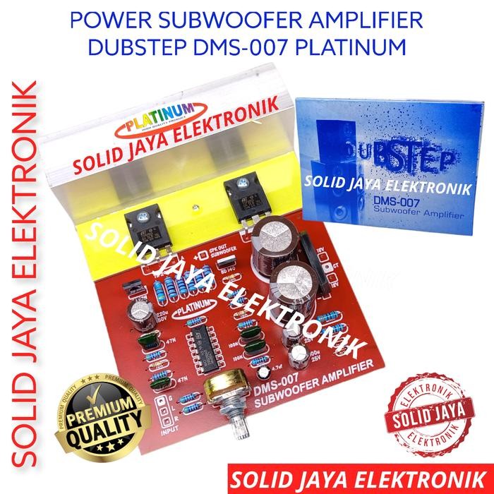 KIT POWER SUBWOOFER AMPILIFIER DUBSTEP DMS-077 DMS007 DMS 007 PLATINUM