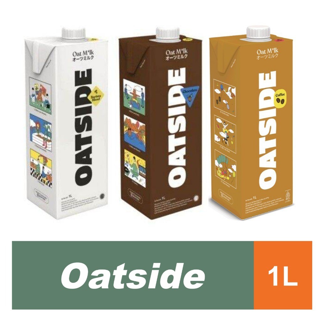 

OATSIDE Susu Oat Gandum 1Liter PROMO HALAL