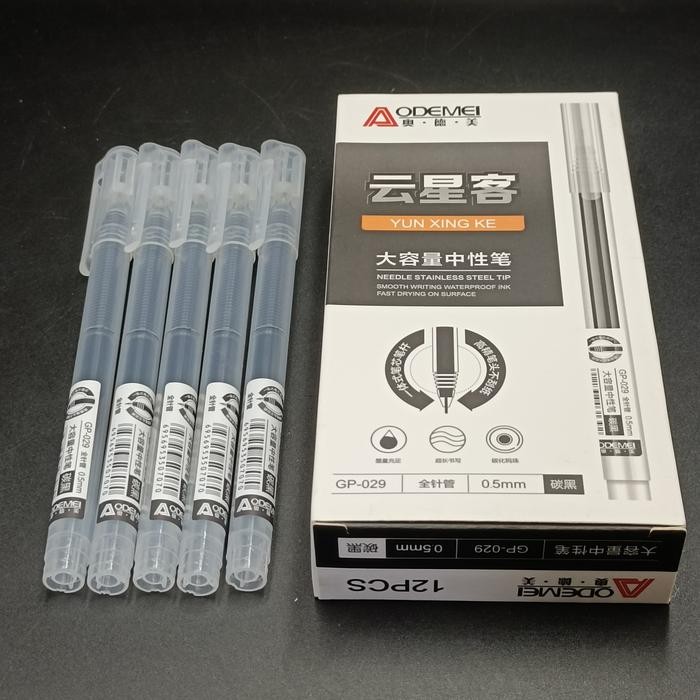 

Pena / pulpen gel AODEMEI GP-029 tinta warna hitam