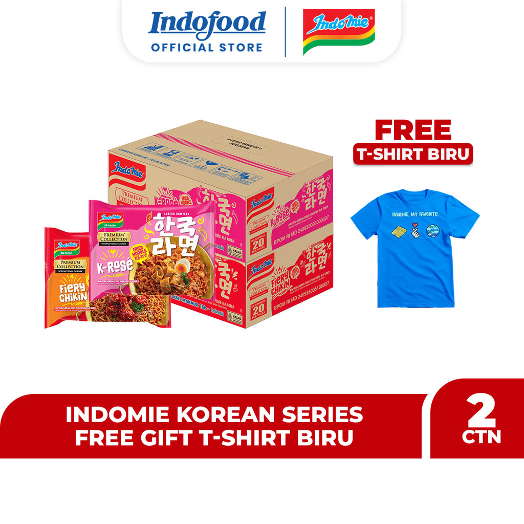 

2 Carton Indomie Korean Series Free Gift T-Shirt Biru (1)