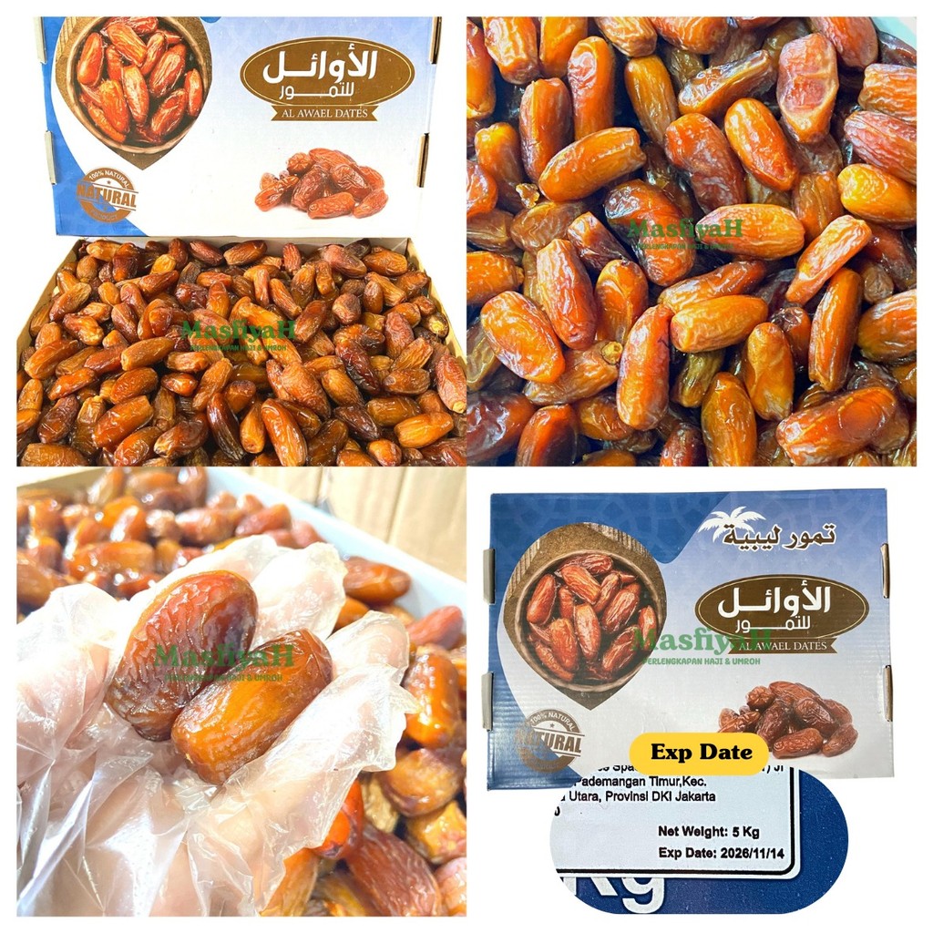 

KURMA TUNISIA AL WAEL KEMASAN 5KG 5000gram KURMA TUNISIA PREMIUM ARABIAN SNACK MAKANAN SUNAH CEMILAN SEHAT OLEH OLEH SOUVENIR HAJI UMRAH UMROH OLAHAN BUAH KERING KHAS TIMUR TENGAH TM