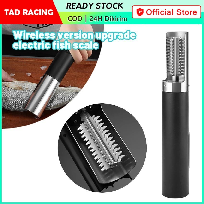 Fish Scale Remover / Mesin Alat Pembuang Pengupas Sisik Ikan  Otomatis Elektrik Stainless Anti Karat
