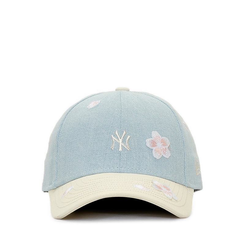 New Era K940 Sakura Floral New York Yankees Girls Cap - Indigo Denim