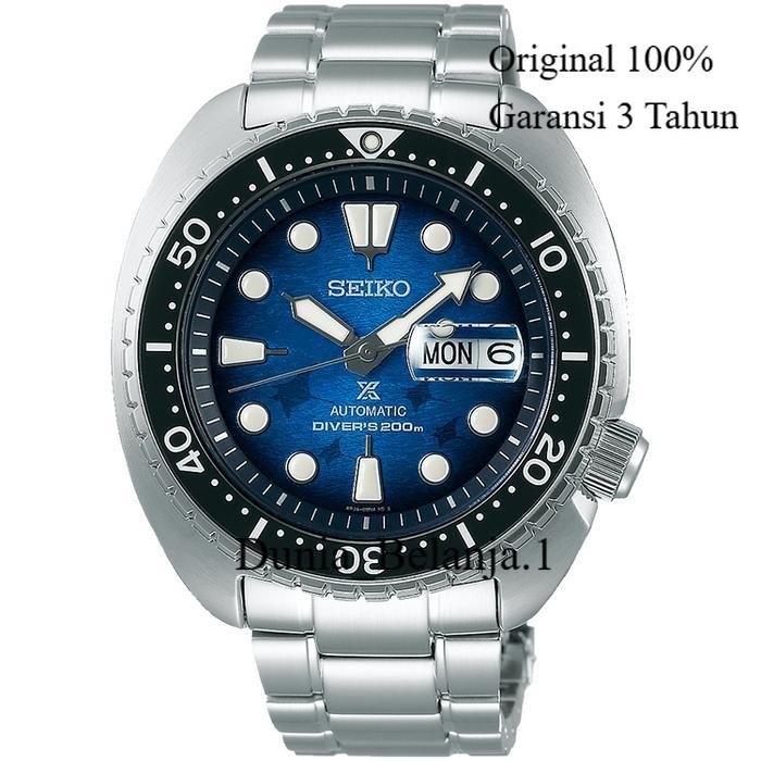 Original 100% Jam Tangan Seiko Prospex SRPE39 SRPE39K1 Manta Ray Automatic Diver Save The Ocean