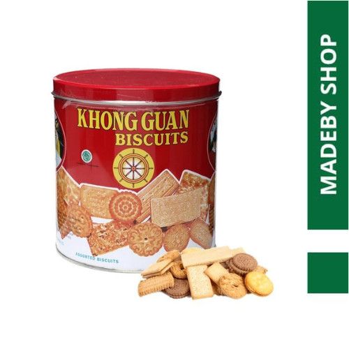 

KHONG GUAN BISKUIT KALENG 650GR SNACK makanan ringan jajanan cemilan camilan pedas asin gurih manis murah