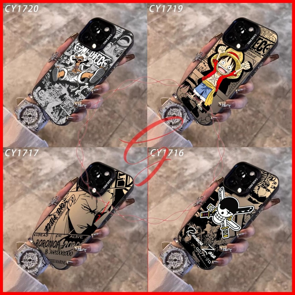 CASE IMD BLACK MOTIF ONE PIECE FOR REALME NOTE 50 NOTE 60 NARZO N53 30A 50A PRIME 50i PRIME -GMT