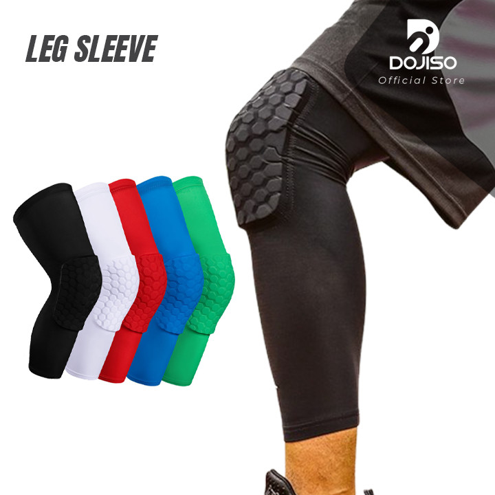 Leg Sleeve Basket 01 Bantalan Pelindung Lutut Olahraga Deker Basket Perlengkapan Pengaman Lutut Kaki