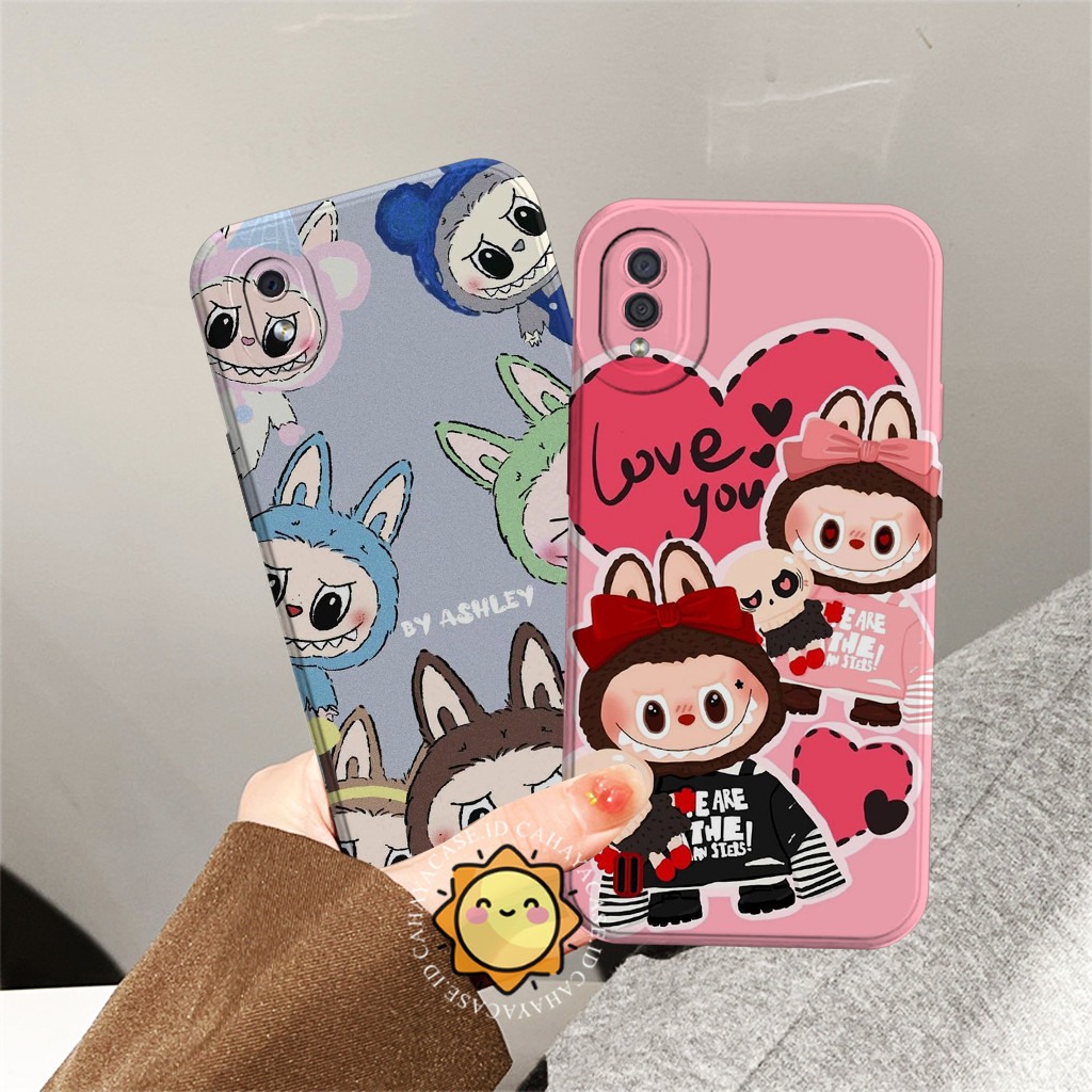 Samsung A01 / A01 Core Softcase Karakter Motif Silikon Pro Camera Pelindung Case