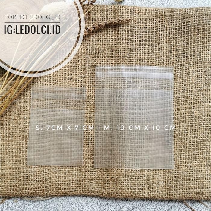 

PROMO! PLASTIK COOKIES MATTE DOFF DOF UKURAN KECIL DAN BESAR 7X7 CM 10X10 CM - 7 X 7 CM TEBAL