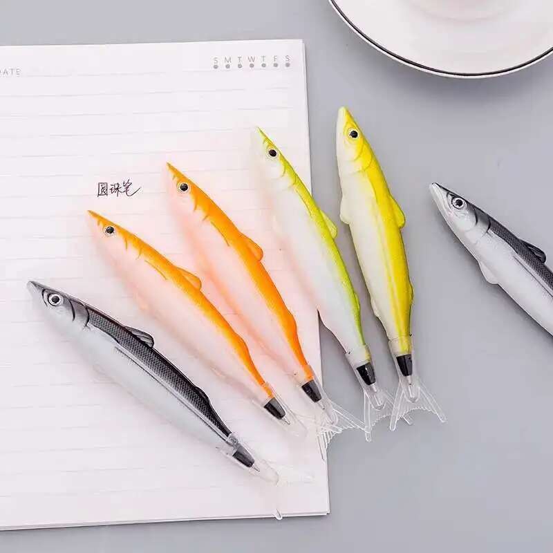 

1 Piece Lytwtw's Cute Kawaii Sea Fish Stationery Creative Ballpoint Pen Office School Supply Novelty Funny Lovely Pens