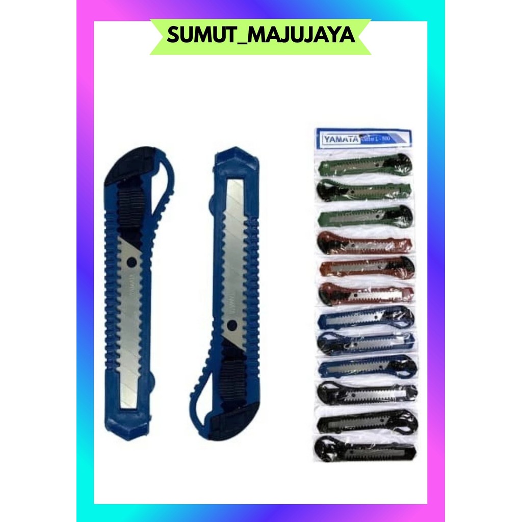 

SMJ [1 PCS] PISAU CUTTER BESAR L500 KUALITAS PATEN TAJAM TERMURAH MANTAP