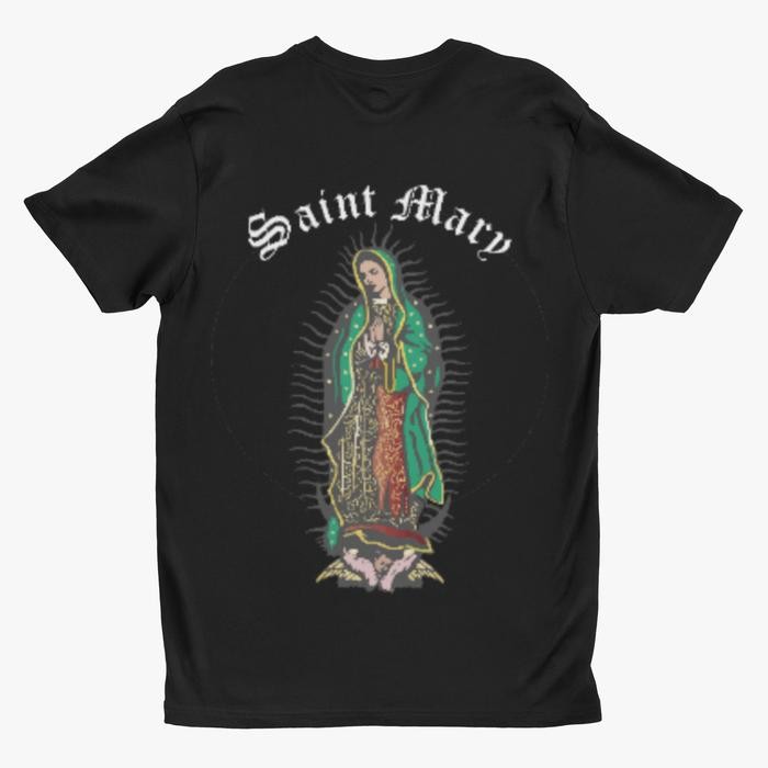(COD) Kaos Rohani Kristen Saint Mary Bunda Maria  T-Shirt Unisex - S