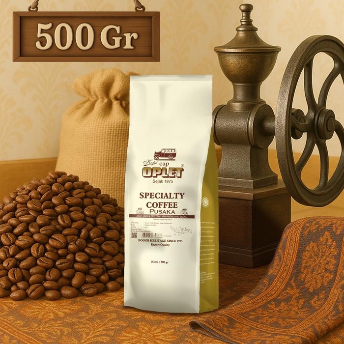 

[Promo]NEW KOPI OPLET SPECIALTY COFFEE - PUSAKA BLEND - 500 gram - Biji Matang