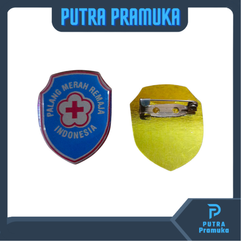 Pin Pmr Madya Biru Resin Tebal Bros Premium