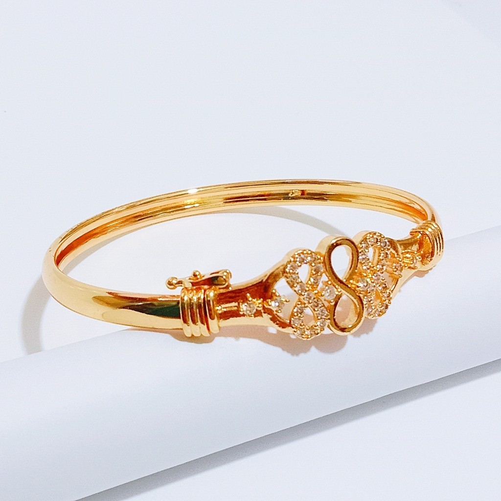 Gelang Bangle Dewasa Gelang Kolong Permata Lapis Emas