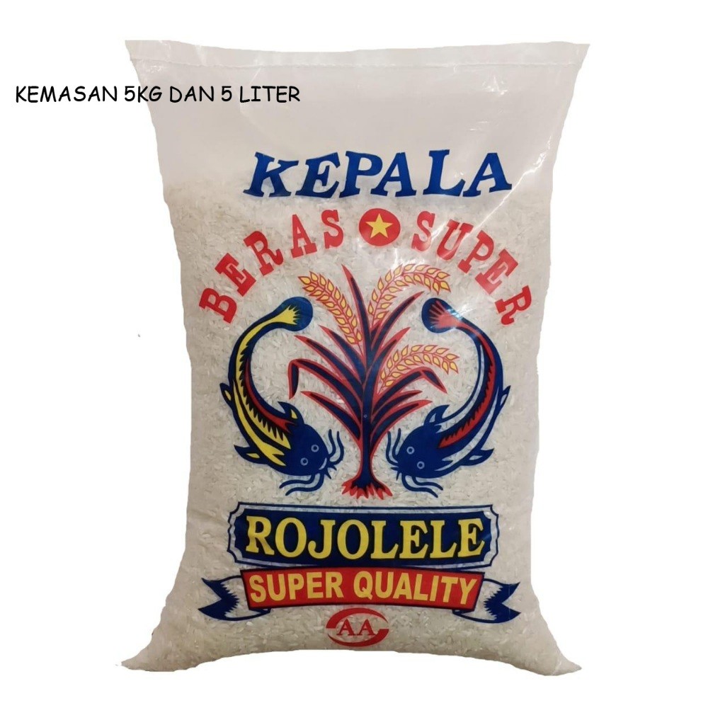 

(KARAWACI) Beras Rojolele KEPALA - SUPER KEPALA 5kg -25kg