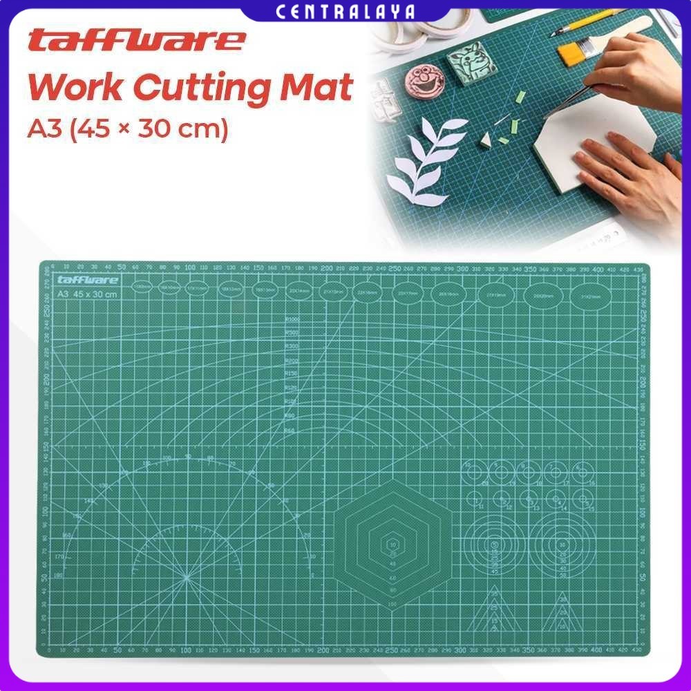 

Taffware Alas Potong Work Cutting Mat Pad A3 45x30cm