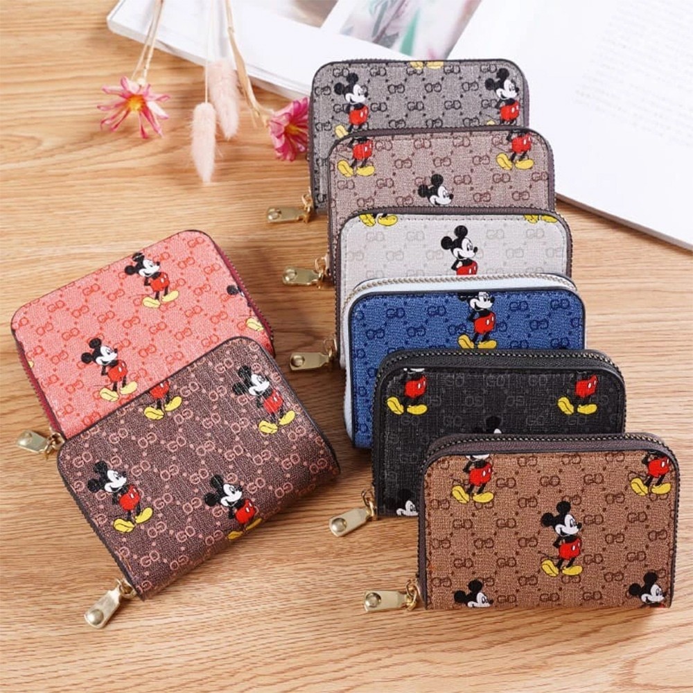 Play  - DOMPET KARTU WANITA D1000 DOMPET KARTU/DOMPET ATM KARAKTER MICKY MOUSE LUCU CARD HOLDER WALL