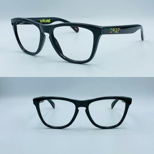 frame kacamata minus anti radiasi oakley frogskin vr46 edition