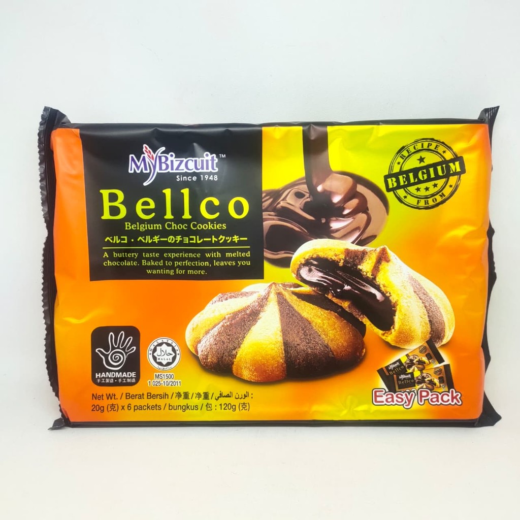 

MYBIZCUIT BELLCO BELGIUM CHOC COOKIES 120G