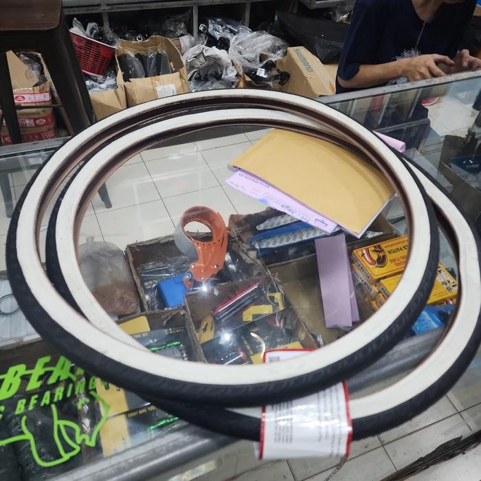 Ban Luar 20 451 x 1 1/8 451 kenda White wall 28-451 Best Quality