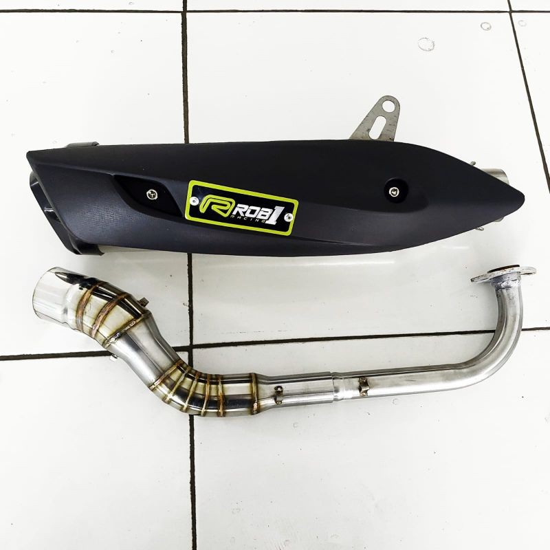 Knalpot Racing fullsistem ROB1 Nmax Aerox Vario PCX Lexi ADV