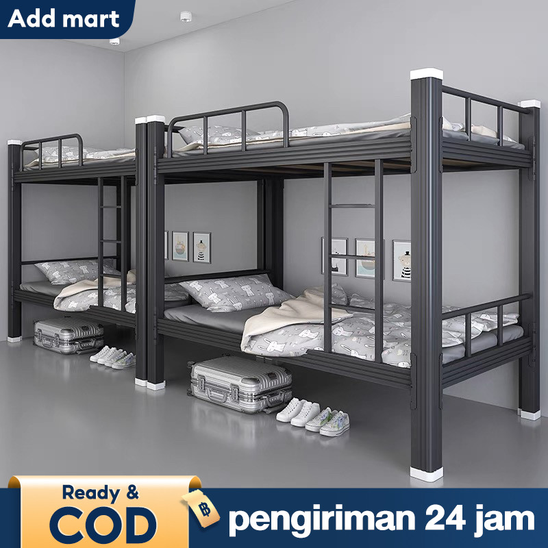 Ranjang Susun Ranjang Tingkat Ranjang Besi ,Ranjang Susun Besi 2 Tingkat 200x90x180