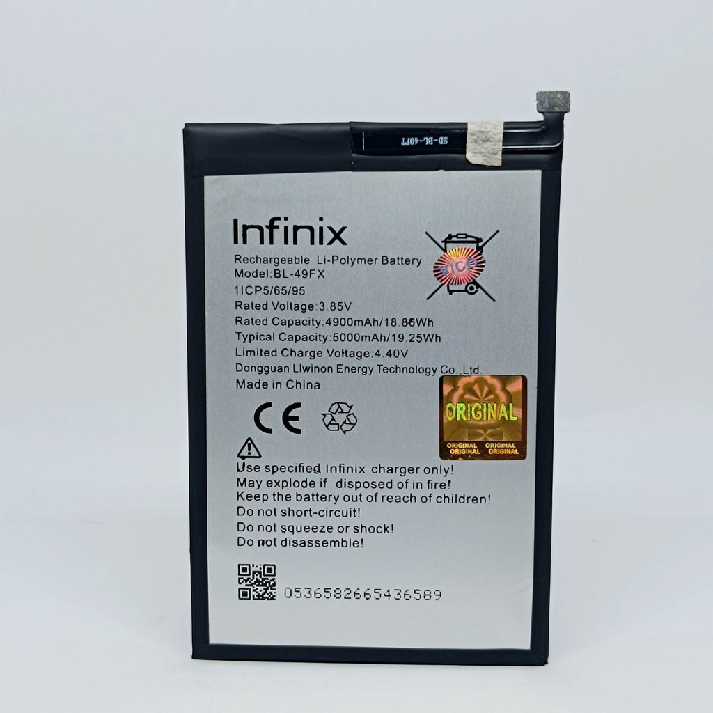 BATERAI  INFINIX HOT 20i HOT 12i BL49FX ORIGINAL 5000MAH shw1se