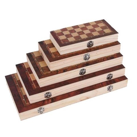 CATUR KAYU + CHESS SET SUPER PREMIUM - 29 cm