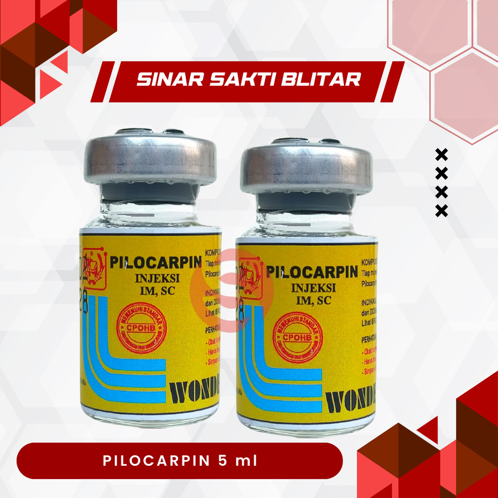 PILOCARPIN - Mencegah Kembung dan Kolik Injeksi Ternak/ Wonder